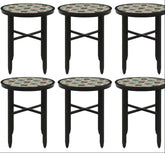 Hampton Bay Ellington Round Steel Outdoor Bistro Table