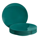 StyleWell Taryn Melamine Salad Plate in Gloss Malachite Green (Set of 6)
