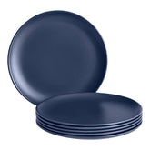 StyleWell Taryn Melamine Salad Plates in Matte Midnight Blue (Set of 6)