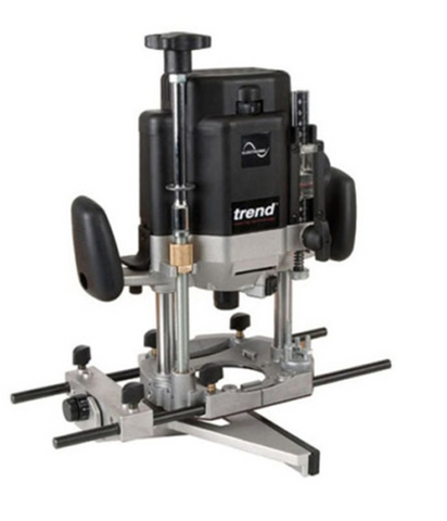 TREND T11 ELK 110V 2000W 1/2'' VARIABLE SPEED PLUNGE ROUTER WITH SOFT START & QUICK FINE HEIGHT ADJUSTER 8000-20000rpm 80mm plunge