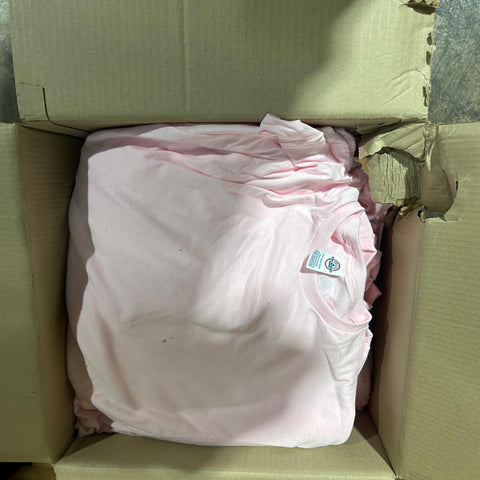 Wholesale Bulk Lot: Delta 100% Cotton Premium T-Shirts (129k+ Total Pieces Available)