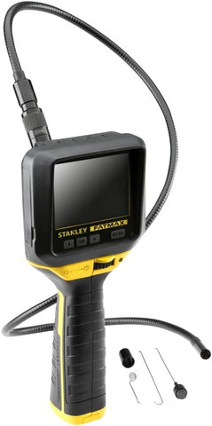 Stanley Fmht0-77421 FatMax Range Inspection Camera - Waterproof IP67 - X3 Zoom - SD Card Slot - Large 3.5" LCD Color Screen - Rotation Screen