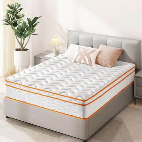 600 PCS King & Queen Hybrid Mattresses – Brand New 10” & 12” | Vacuum Sealed, Rolled in Box | Wholesale Lot