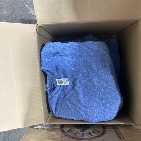 Wholesale Bulk Lot: Delta 100% Cotton Premium T-Shirts (129k+ Total Pieces Available)