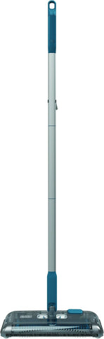 BLACK+DECKER PSA115B-QW Cordless Motorised Sweeper with Swivel Head, 30 Minutes Battery Life and 10-Hour Charge on Base, 300 ml, 3.6 V