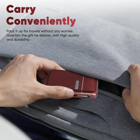 Sejoy Portable Electric Razor for Men with Toothed & Mesh Blades, Magnetic Adsorption Head, Dynamic Ribbon LED, IPX7, Mini Electric Foil Shaver for Men