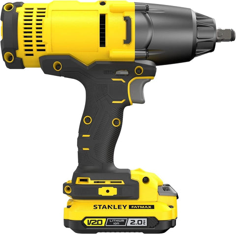 Stanley V20 Impact Nutrunner 480 Nm - Lithium 18V - 1 Battery 2Ah FATMAX - SFMCF900D1S-QW