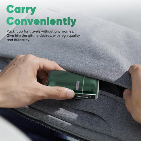 Sejoy Portable Electric Razor for Men with Toothed & Mesh Blades, Magnetic Adsorption Head, Dynamic Ribbon LED, IPX7, Mini Electric Foil Shaver for Men