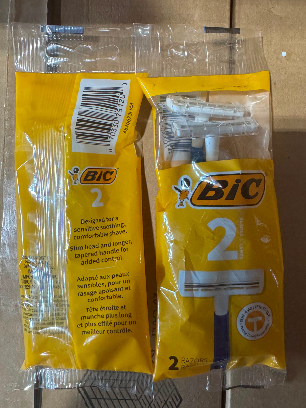 BIC Double-Blade Disposable Razors (2-Pack)