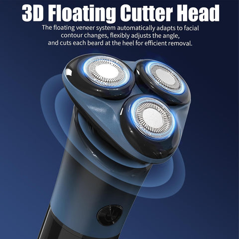 Sejoy Electric Shavers for Men Electric Razors Rechargeable Magnetic Head With Quick Release Blade Self-Sharpening Long Life