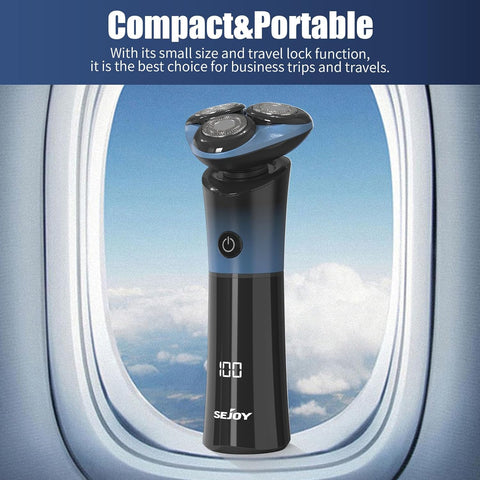 Sejoy Electric Shavers for Men Electric Razors Rechargeable Magnetic Head With Quick Release Blade Self-Sharpening Long Life