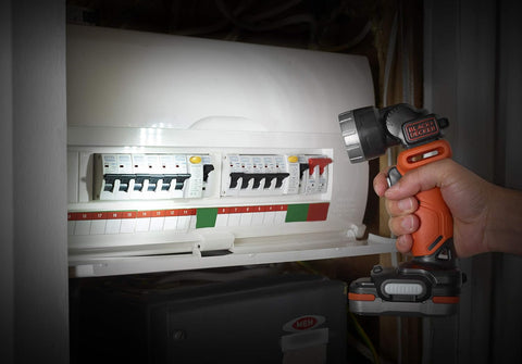 BLACK+DECKER BDCCF12N-XJ BDCCF12N-XJ-Linterna 12V sin batería/cargador