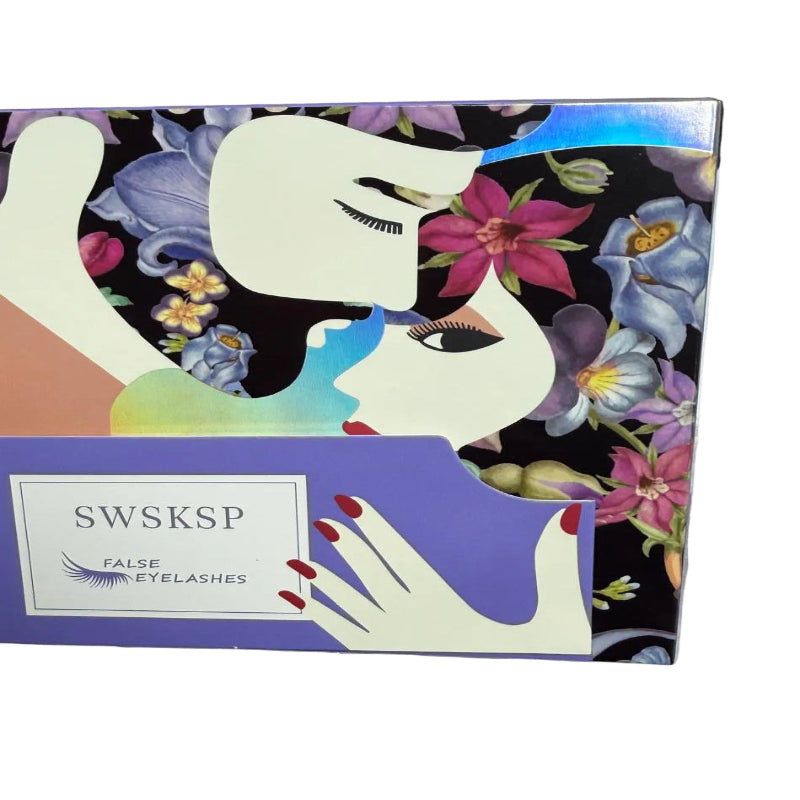 SWSKSP DIY Cluster Lash Extension Kit with Precision Applicator Tweezers & Comb