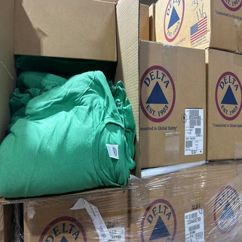 Wholesale Bulk Lot: Delta 100% Cotton Premium T-Shirts (129k+ Total Pieces Available)