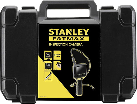 Stanley Fmht0-77421 FatMax Range Inspection Camera - Waterproof IP67 - X3 Zoom - SD Card Slot - Large 3.5" LCD Color Screen - Rotation Screen