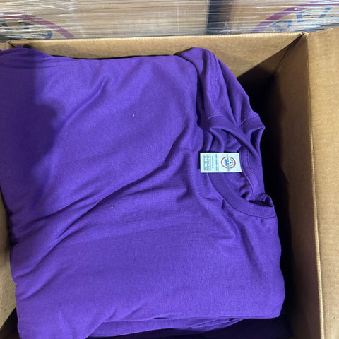 Wholesale Bulk Lot: Delta 100% Cotton Premium T-Shirts (129k+ Total Pieces Available)