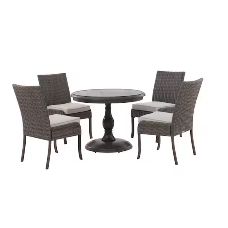Hampton Bay Windsor Round Outdoor Dining Table