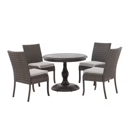 Hampton Bay Windsor Round Outdoor Dining Table
