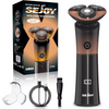 Sejoy Electric Shavers for Men Electric Razors Rechargeable Magnetic Head With Quick Release Blade Self-Sharpening Long Life