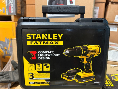 Stanley FMC626D2K – Impact drill, cordless, 18V 2.0Ah Li-Ion