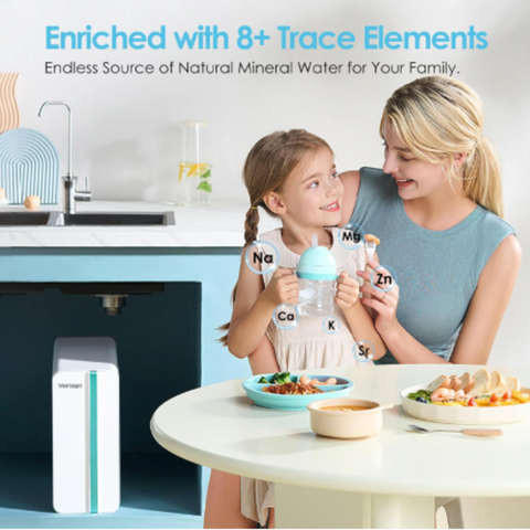 Reverse Osmosis System, 600 gallons, 7-Stage tankless Drinking Water Purifier, 0.0001 Micron Filtration