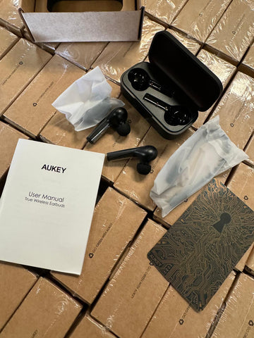 Lot of AUKEY EP-T21 True Wireless Earbuds – Premium Bluetooth 5.0 Headphones for iPhone & Android