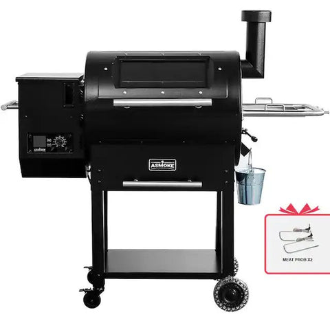 ASMOKE Skylights Wood Pellet Grill Smoker AS700P
