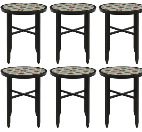 Hampton Bay Ellington Round Steel Outdoor Bistro Table