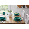 StyleWell Taryn Melamine Salad Plate in Gloss Malachite Green (Set of 6)