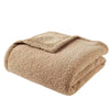 StyleWell Medium Brown Cozy Teddy Bear Throw Blanket
