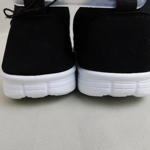 Bobbie Brooks Stretch Slip-On Athletic Shoes - Size 8, Black #2116