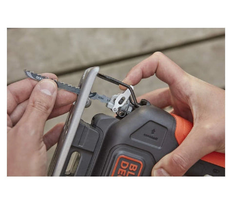 BLACK+DECKER 12V Cordless Battery Jigsaw BDCJS12S1-XJ