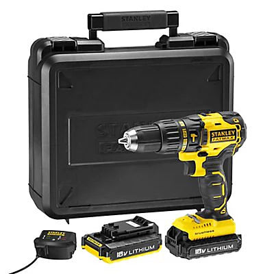 FATMAX® 18V 2.0Ah Brushless Cordless Hammer Drill Driver in Kit Box