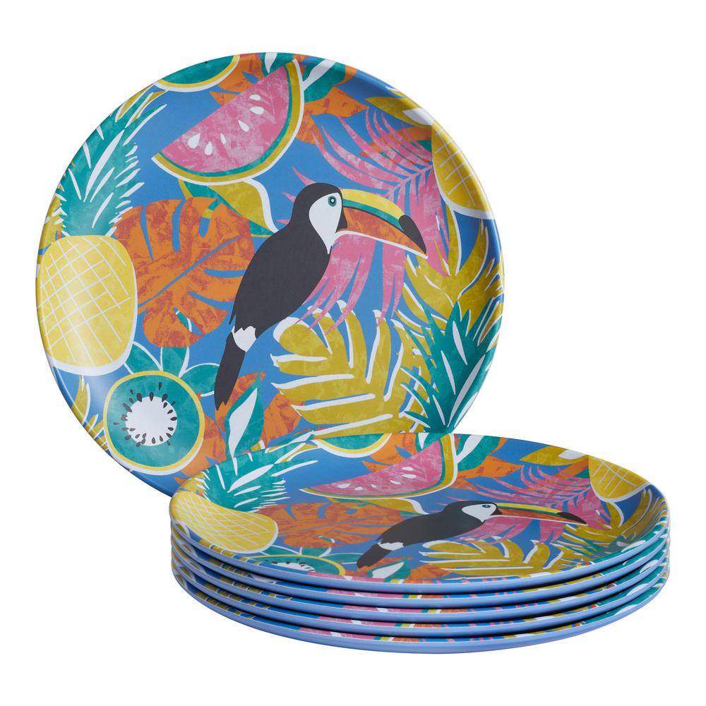 StyleWell Taryn Melamine Accent Plates (Set of 6)